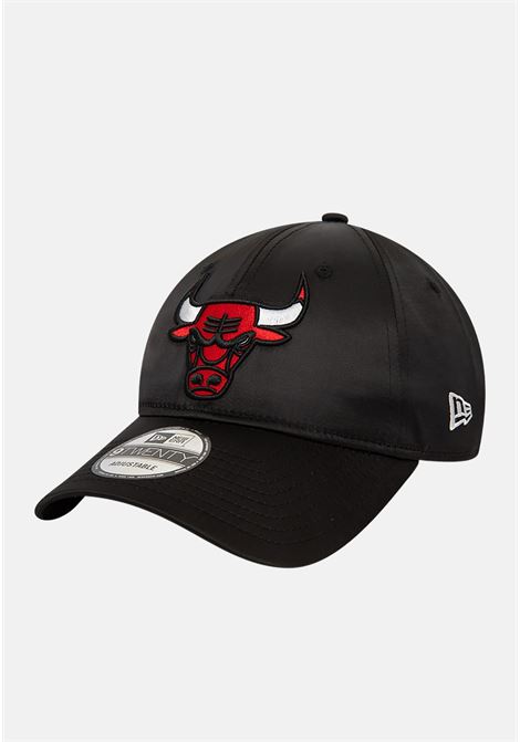 Black men's and women's cap with white and red stitched logo NEW ERA | 60434965.